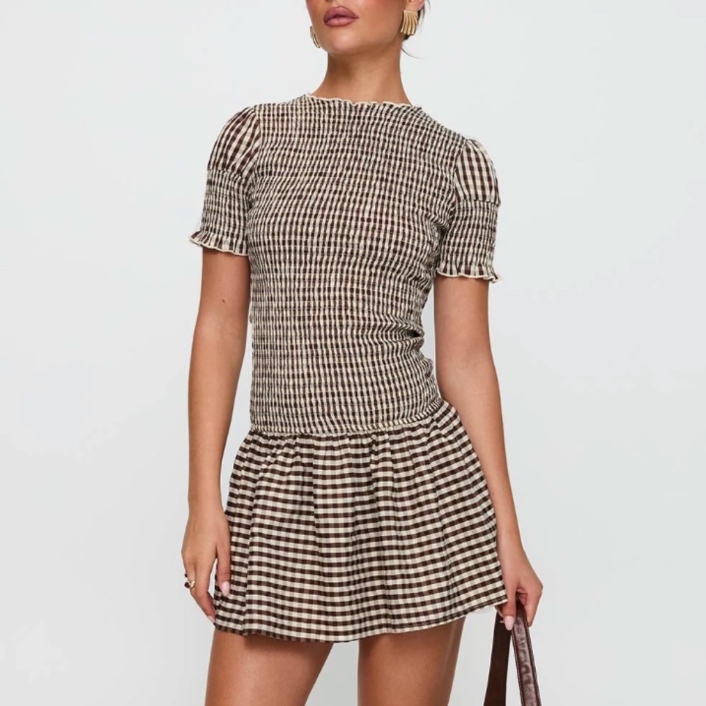 Princess Polly Laurita Shirred Mini Dress Size 4